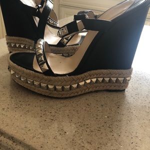 Christian Louboutin espadrille wedges